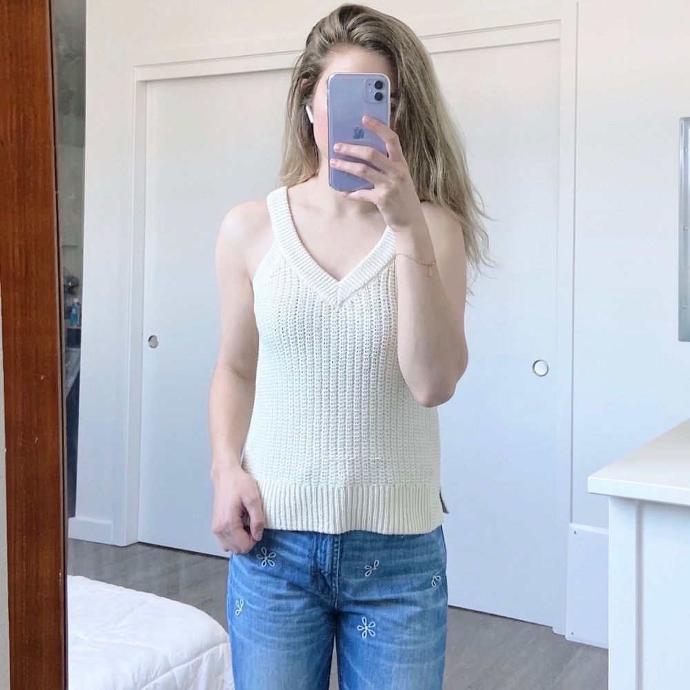 XXS Madewell Stockton Sweater Tank